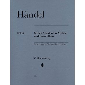 George Frideric Handel: Seven Sonatas For Violin And Basso Continuo