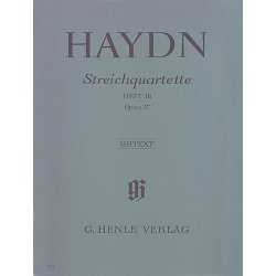 Franz Joseph Haydn: String Quartets Volume III, op. 17