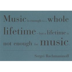 Musical Quotes Cards (10 Cards In 2 Designs) - Set 1
