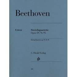 Ludwig van Beethoven: String Quartets op. 59, 74, 95