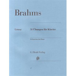 Johannes Brahms: 51 Exercises For Piano