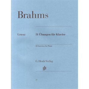 Johannes Brahms: 51 Exercises For Piano