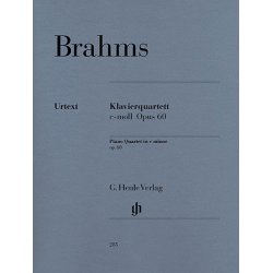 Johannes Brahms: Piano Quartet In C Op.60 (Henle Uertext Edition)