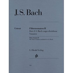 Johann Sebastian Bach: Flute Sonatas, Volume II  (Three Sonatas attributed to J. S. Bach)