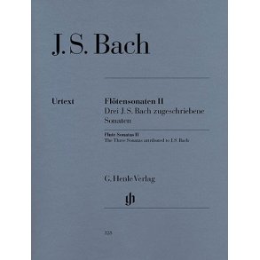 Johann Sebastian Bach: Flute Sonatas, Volume II  (Three Sonatas attributed to J. S. Bach)