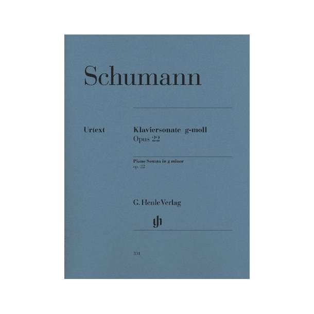 Robert Schumann: Piano Sonata In G Minor Op.22 (Henle Urtext)