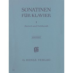 Sonatinas For Piano Volume I Baroque to Pre-Classic