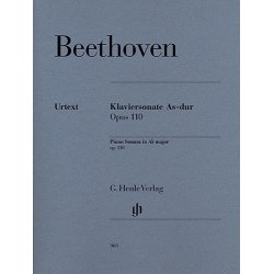 Ludwig Van Beethoven: Piano Sonata In A Flat Op.110 (Urtext Edition)