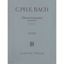 Carl Philipp Emanuel Bach: Piano Sonatas - Volume 3 (Urtext Edition)