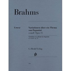 Johannes Brahms: Variationen Uber Ein Thema Von Paganini Op.35