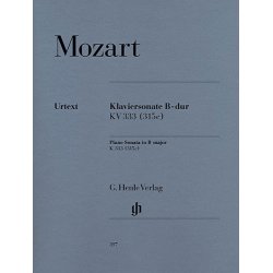 Wolfgang Amadeus Mozart: Piano Sonata B flat major KV 333 (315c)