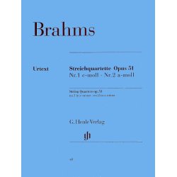 Johannes Brahms: String Quartets Op.51 (Henle Urtext Edition)