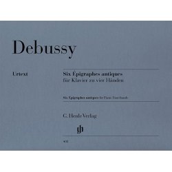 Claude Debussy: Six Epigraphes Antiques - Piano Duet (Henle Urtext Edition)