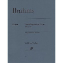 Johannes Brahms: String Quartet In B Flat Op.67 (Urtext)