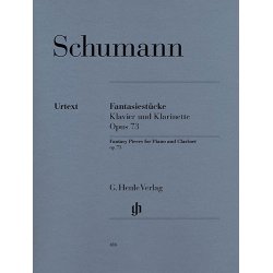 Robert Schumann: Fantasy Pieces For Clarinet And Piano Op.73 (Henle Urtext Edition)