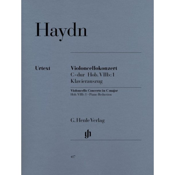 Joseph Haydn: Cello Concerto In C Hob.VIIb:1 (Cello/Piano)