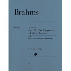 Johannes Brahms: Waltzes Op.39 (Easy Arrangement)