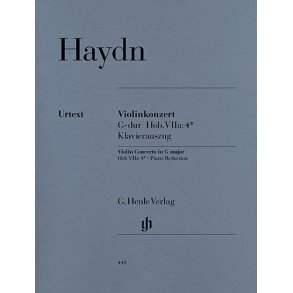 Franz Joseph Haydn: Violin Concerto In G Major (With Piano Reduction)