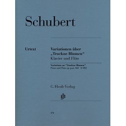 Franz Schubert: Variations On 'Trockne Blumen' D.802 (Urtext Edition)