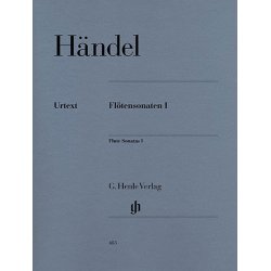 Georg Friedrich H&auml;ndel: Flute Sonatas, Volume I  (with separate Flute/Basso Continuo part (two copies))
