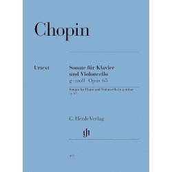 Frederic Chopin: Cello Sonata In G Minor Op.65 (Urtext Edition)