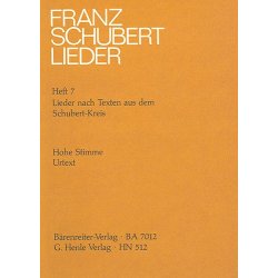 Franz Schubert: Lieder Nach Texten Aus Dem Schubert Kreis