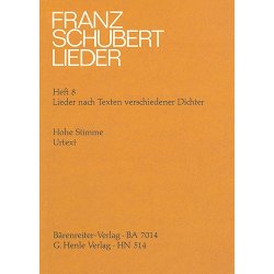 Franz Schubert: Songs with Lyrics by various Poets