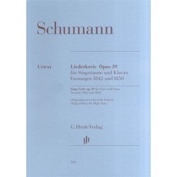 Robert Schumann: Song Cycle Op.39 for Voice and Piano - Versions 1842 and 1850