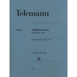 Telemann 12 Fantasias Flt Solo Bk