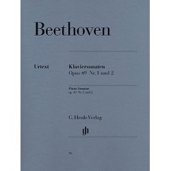 Ludwig Van Beethoven: Piano Sonatas Op.49 Nos.1 And 2 (Urtext Edition)