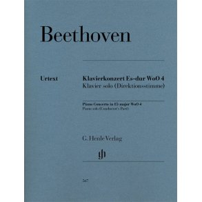 Ludwig Van Beethoven: Piano Concerto In E Flat WoO 4 (Henle Urtext)