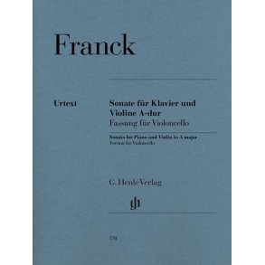 Franck Sonata Pf/Vln A Maj Vlc/Pf Bk