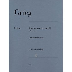 Edvard Grieg: Sonata In E Minor Op.7 (Urtext Edition)