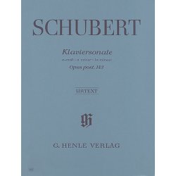 Franz Schubert: Klaviersonate A-Moll Op. 143 (Urtext)
