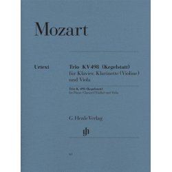 W.A. Mozart: Trio K.498 For Piano, Clarinet (Violin) and Viola