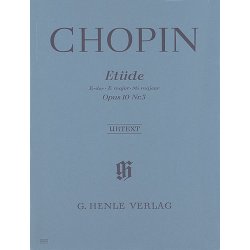 Frederic Chopin: Etude In E Major, Op. 10, No. 3