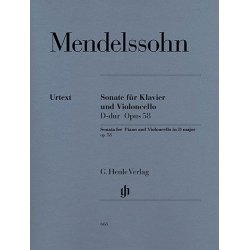 Felix Mendelssohn: Sonata for Piano and Violoncello D major op. 58