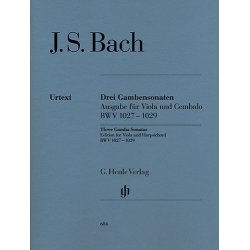 Johann Sebastian Bach: Sonatas for Viola da Gamba and Harpsichord BWV 1027-1029