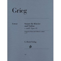 Edvard Grieg: Sonata For Piano And Violin In C Minor Op.45