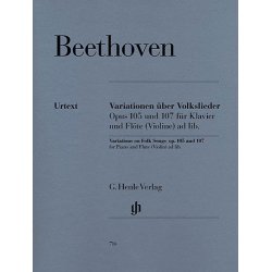 Ludwig Van Beethoven: Variations On Folk Songs Op.105 And 107 (Urtext Edition)