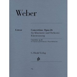 Carl Maria von Weber: Concertino op. 26 for Clarinet and Orchestra