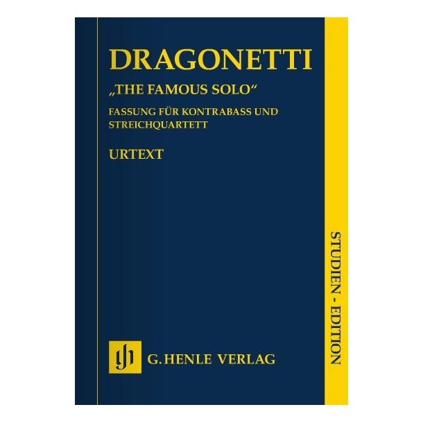 Domenico Dragonetti: 'The Famous Solo'