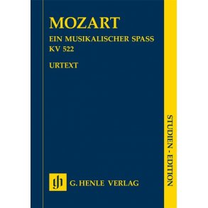 Wolfgang Amadeus Mozart: A Musical Joke K. 522 (Study Score)