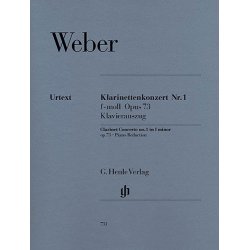 Carl Maria von Weber: Clarinet Concerto No.1 F minor Op.73 (Henle Urtext Edition)