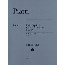 Alfredo Piatti: 12 Capricci op. 25 for Violoncello solo