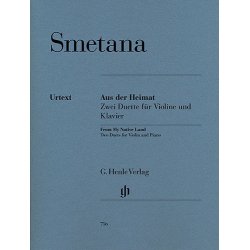 Bedrich Smetana: Aus Der Heimat - Zwei Duette Fur Violine Und Klavier