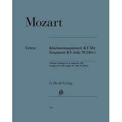 W.A. Mozart: Klarinettenquintett KV.581 Fragment KV.Anh.91