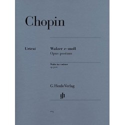 Frederic Chopin: Walzer E-Moll Opus Postum (Urtext)