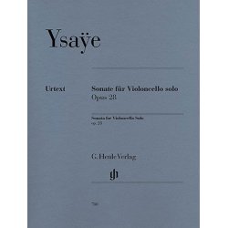 Eugene Ysaye: Sonata For Cello Solo Op.28