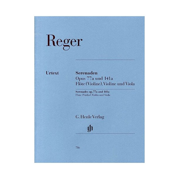 Max Reger: Serenades Op.77a And Op.141a (Henle Urtext Edition) - Parts